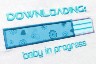 Downloading Baby Pregnancy Applique