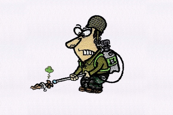 Exterminator: A Sharp, Functional Embroidery Design Worth Your Thread