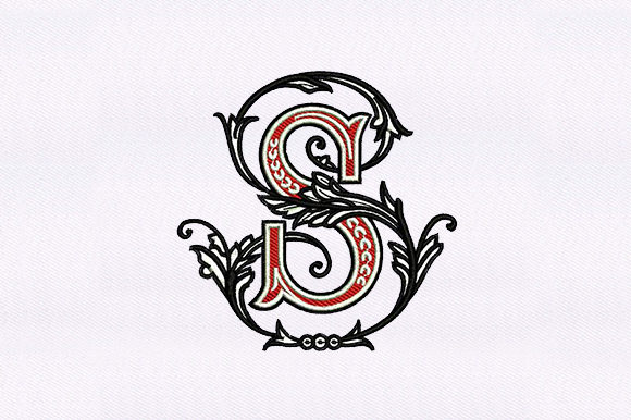 Floral S: A Thoughtful Monogram for Wedding & Everyday Elegance
