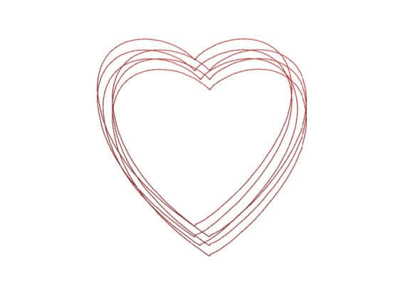 Heart Scribble Stitch: A Smart Choice for Small Business Embroidery