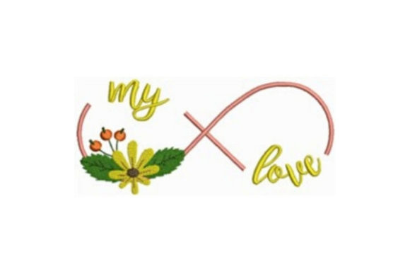 My Love: A Thoughtful Embroidery Design for Meaningful Gifts