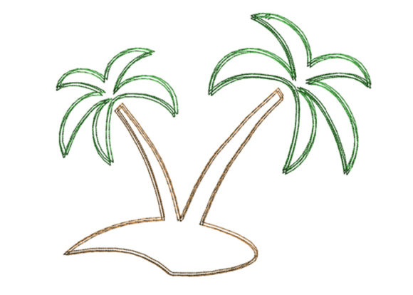 Palm Scribble Stitch