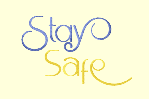 Stay Safe: A Thoughtful Embroidery Design for Meaningful Gifts