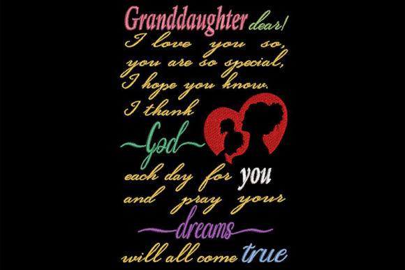 To My Granddaughter, Quote